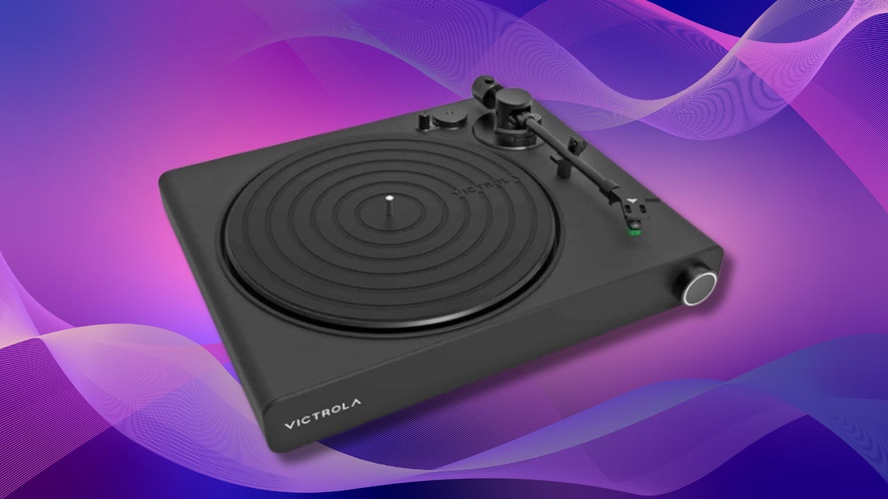 Save Over 50% on a Victrola Stream Onyx Turntable at Woot